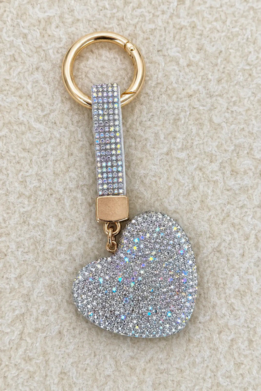 Taşlı Kalp Charm