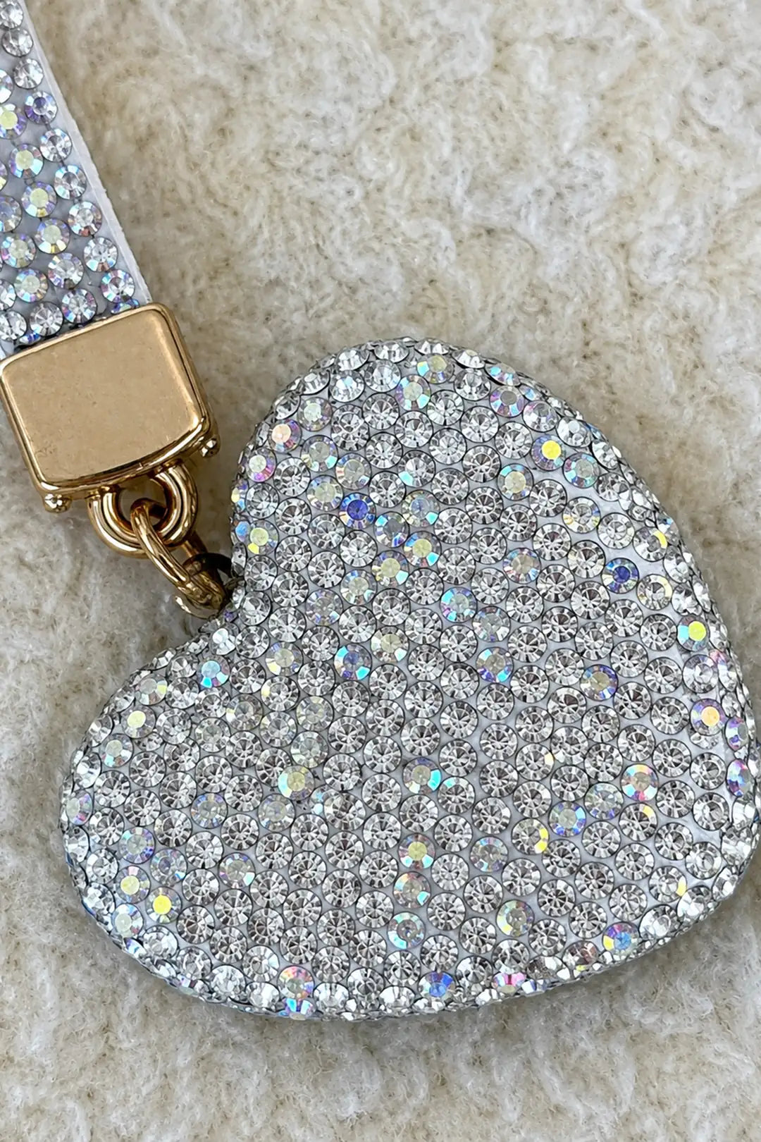 Taşlı Kalp Charm